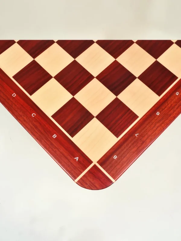 Royalchessset Chess Board Bud Rosewood & Maple Tournament Standard 23-Inch 60mm Squares