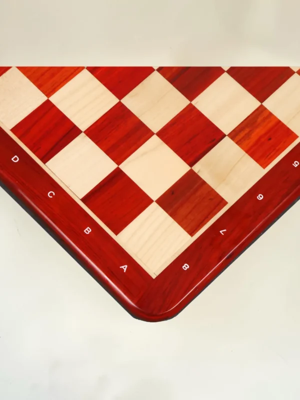 Royalchessset Professional Chess Board Bud Rosewood & Maple Wood 21-Inch 55mm Squares