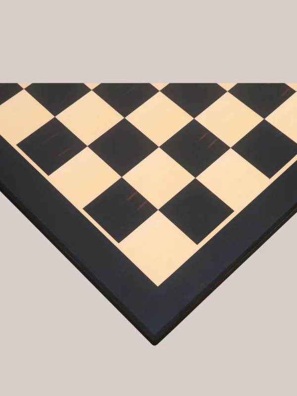 Royalchessset Professional Tournament Chess Board Ebony & Maple Finish 21-Inch 55mm Squares
