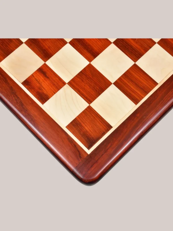 Royalchessset Professional Tournament Chess Board Bud Rosewood & Maple Wood 21-Inch 55mm Square