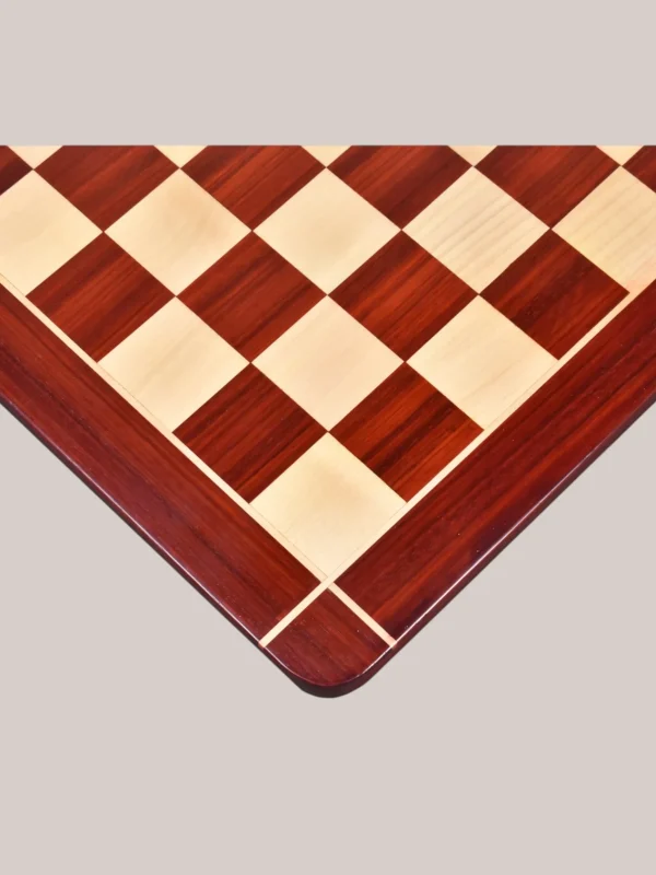 Royalchessset Tournament Chess Board Bud Rosewood & Maple 23-Inch 60mm Squares
