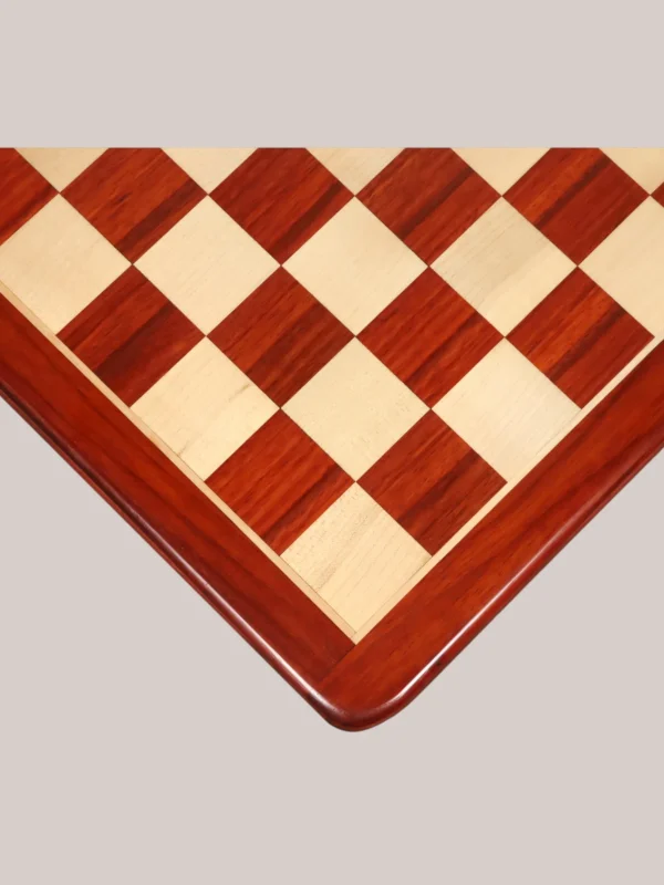 Royalchessset Tournament Chess Board Bud Rosewood & Maple Wood 19-Inch 50mm Squares