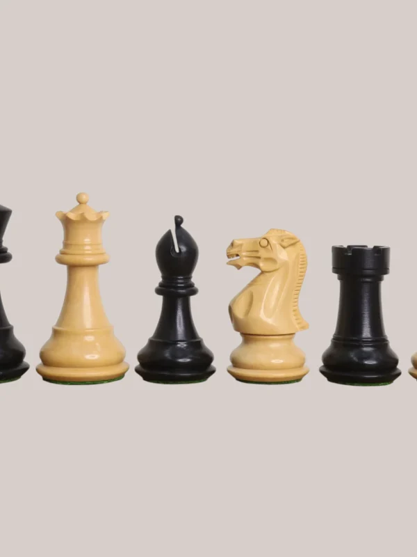 Royalchessset Professional Staunton Chess Set Ebonised Boxwood 3" Smart Sensor Compatible